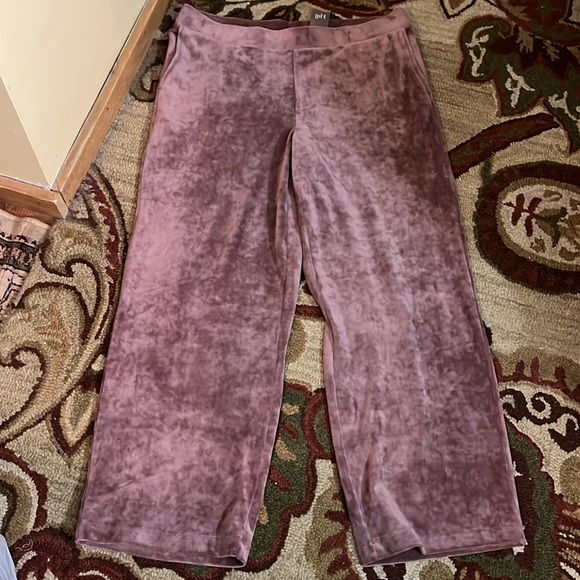 J JILL Size Large Pure Jill Velvet Jogger Lounge Pant Pull-On Stretchy $119 NEW - Picture 2 of 12